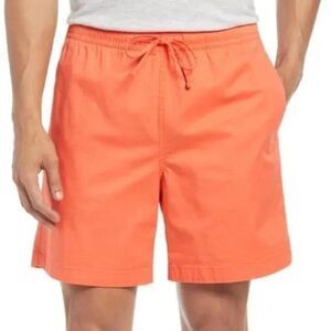 NWT Men's Bonobos Shorts, Orange Blaze, XL with 7 inch inseam